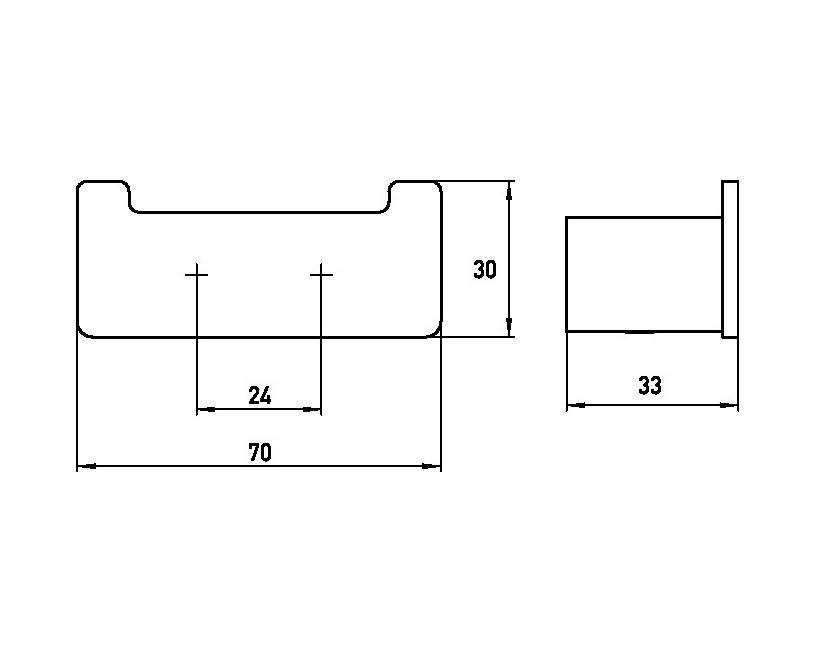Emco Loft 双钩,抛光金