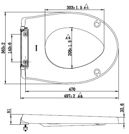 Kohler New Patio 緩降馬桶蓋 靜音緩衝 白色 衛浴座圈