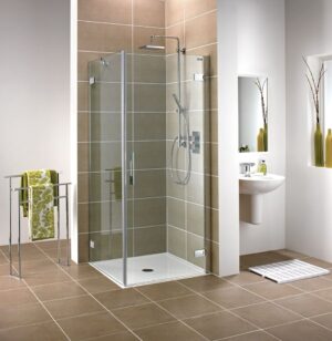 【格蘭登】德國 DUSCHOLUX NEXUS L型無框掀開門 <70*100cm