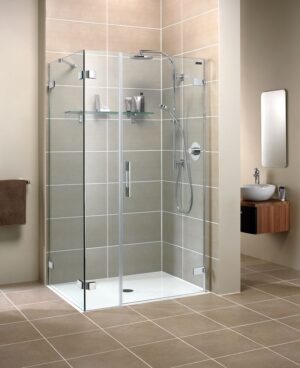 【格蘭登】德國 DUSCHOLUX NEXUS L型無框掀開門 最大160*100cm