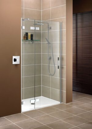 【格蘭登】德國 DUSCHOLUX NEXUS 一字型無框掀開門 最寬160cm