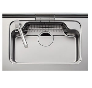 【格蘭登】日本 LIXIL 多功能壓花不鏽鋼水槽 單層 76cm 下嵌 A9N