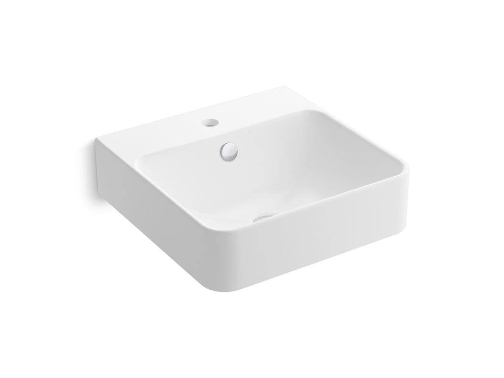 【格蘭登】美國 KOHLER Forefront 壁掛式面盆(不含毛巾桿) 45cm K-24985K-1-0 限時優惠~2026/5/31