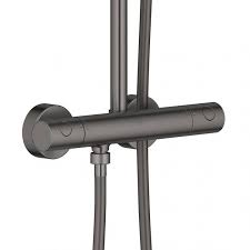 GROHE Euphoria System 310 定溫淋浴系統 - 石墨黑拉絲