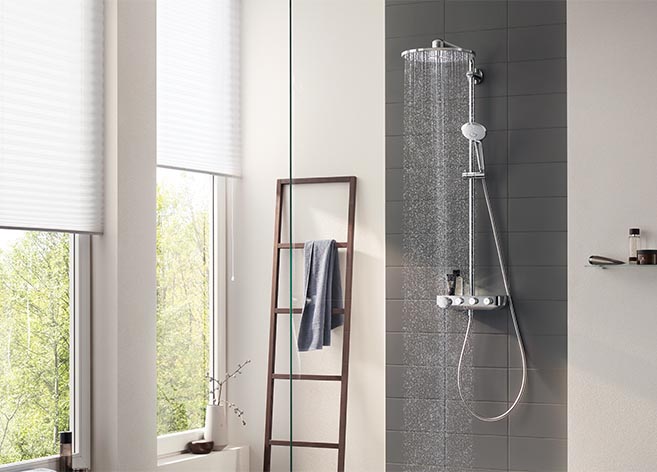 【格蘭登】德國 GROHE Euphoria SmartControl310 定溫淋浴龍頭花灑組 圓型鉻色 26507000