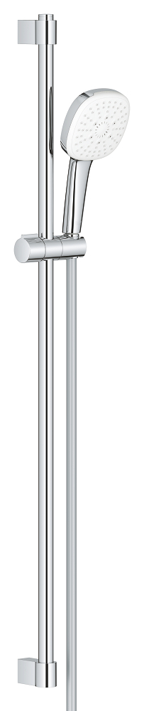 GROHE Tempesta Cube 110 三喷手持花洒滑杆套装 镀铬