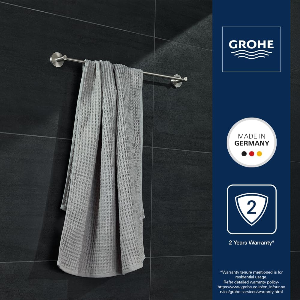 GROHE Essentials 毛巾架 24英寸 星光铬色