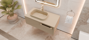 【格蘭登】土耳其 RealStone PURE 花崗岩無界石檯盆/洗手槽 5尺寸*11色 (120cm)