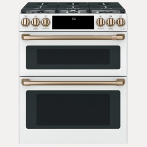 【格蘭登】美國 GE Café™30吋瓦斯型智慧六口雙層爐連烤 CGS750P4MW2