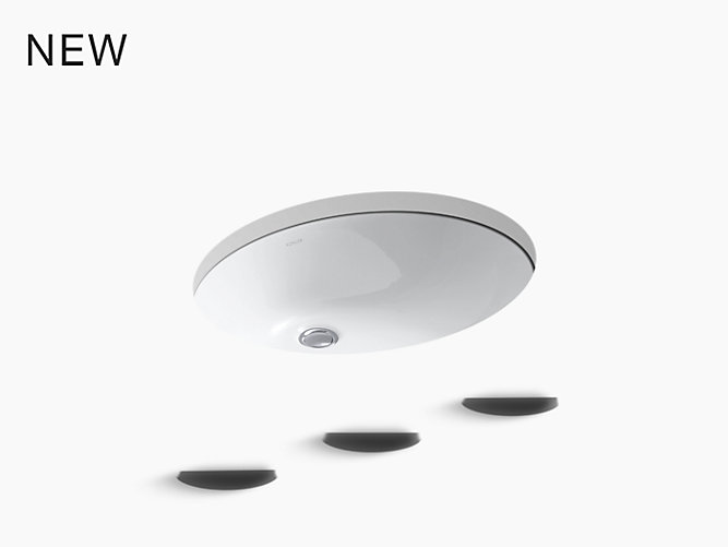 Kohler Caxton™ 下崁盆 480x381mm 白色