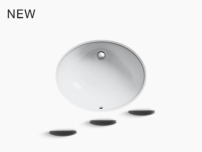 Kohler Caxton™ 下崁盆 480x381mm 白色