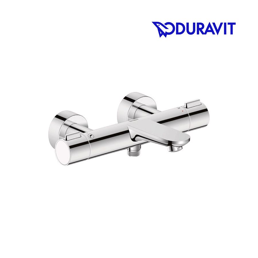 DURAVIT Wave 系列定溫浴缸龍頭 亮鉻色 WA5220000A10