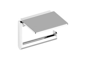 【格蘭登】德國 KEUCO Plan 廁紙架（含置物板）鉻色 KU14973010000