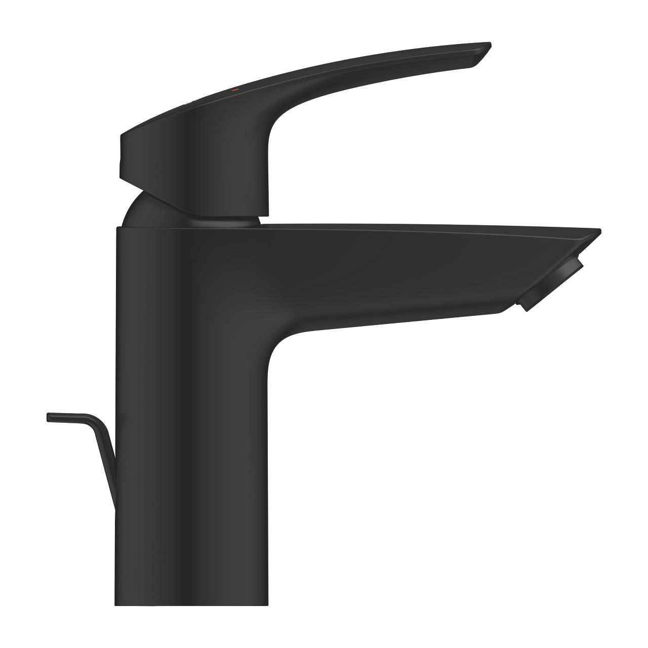 GROHE Eurosmart 单把手面盆龙头 1/2″ S-Size 哑光黑