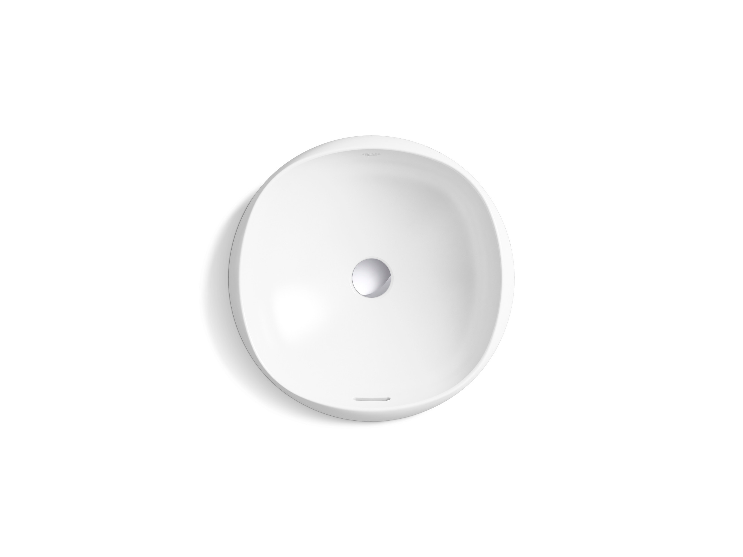 KOHLER Poetica 圓形台上盆 438mm 白色