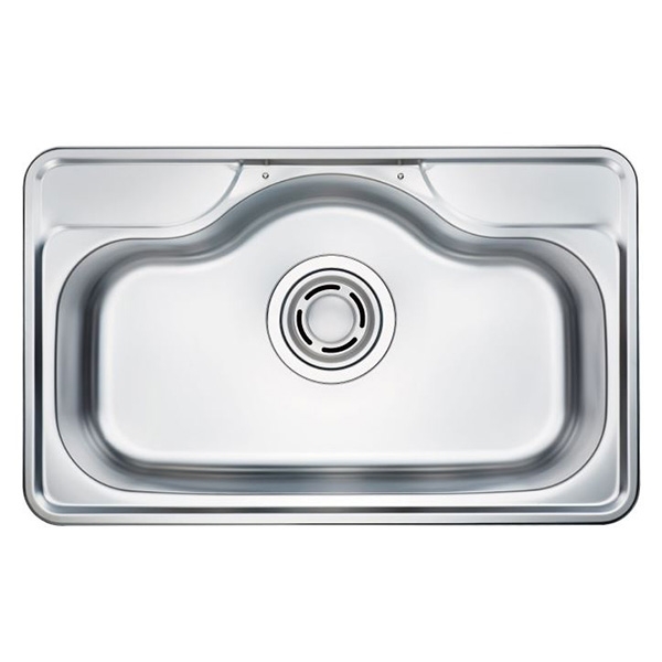 Bekjo DS780 780mm Stainless Steel Kitchen Sink Single Bowl