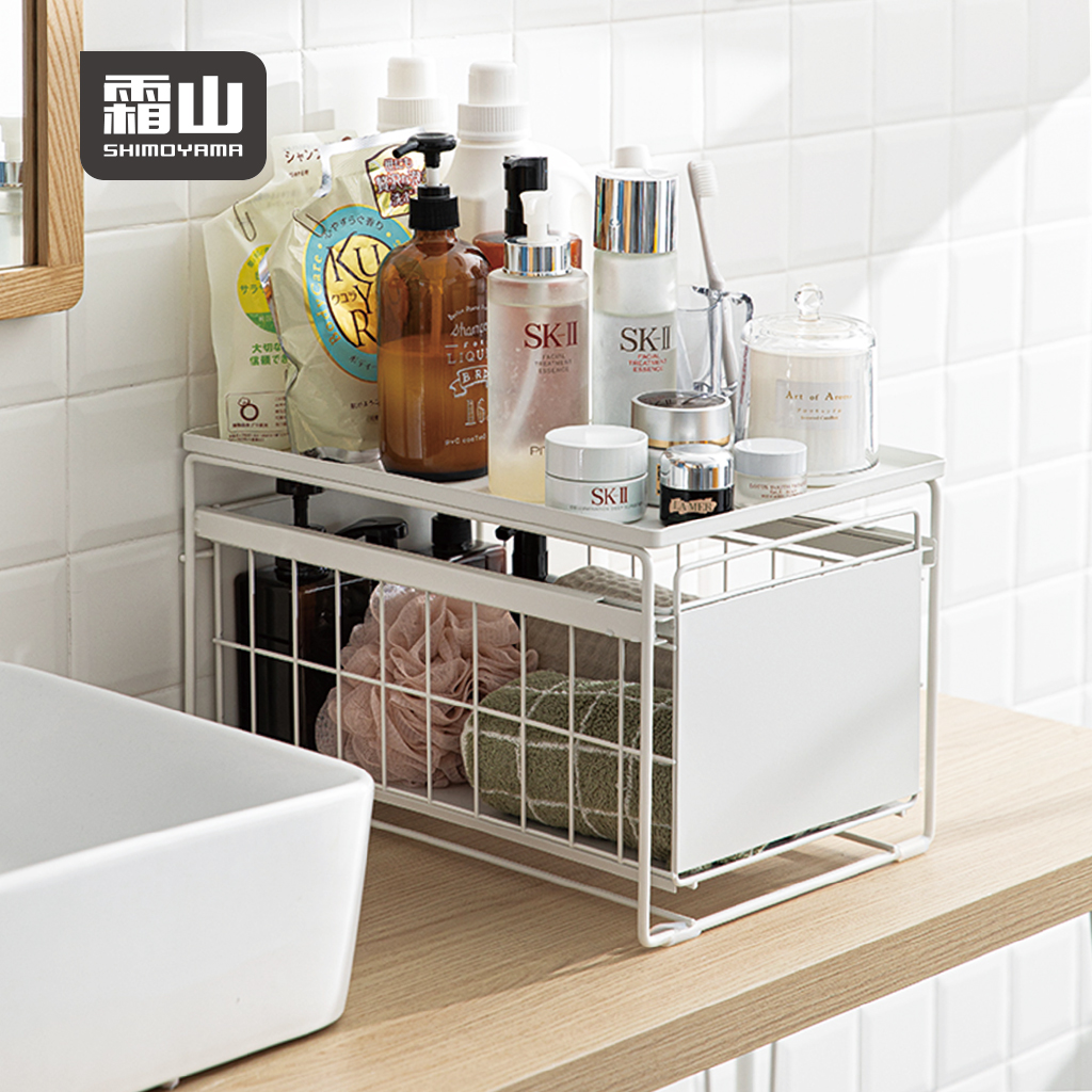 日本霜山 SHIMOYAMA 櫥櫃水槽下抽屜收納置物架