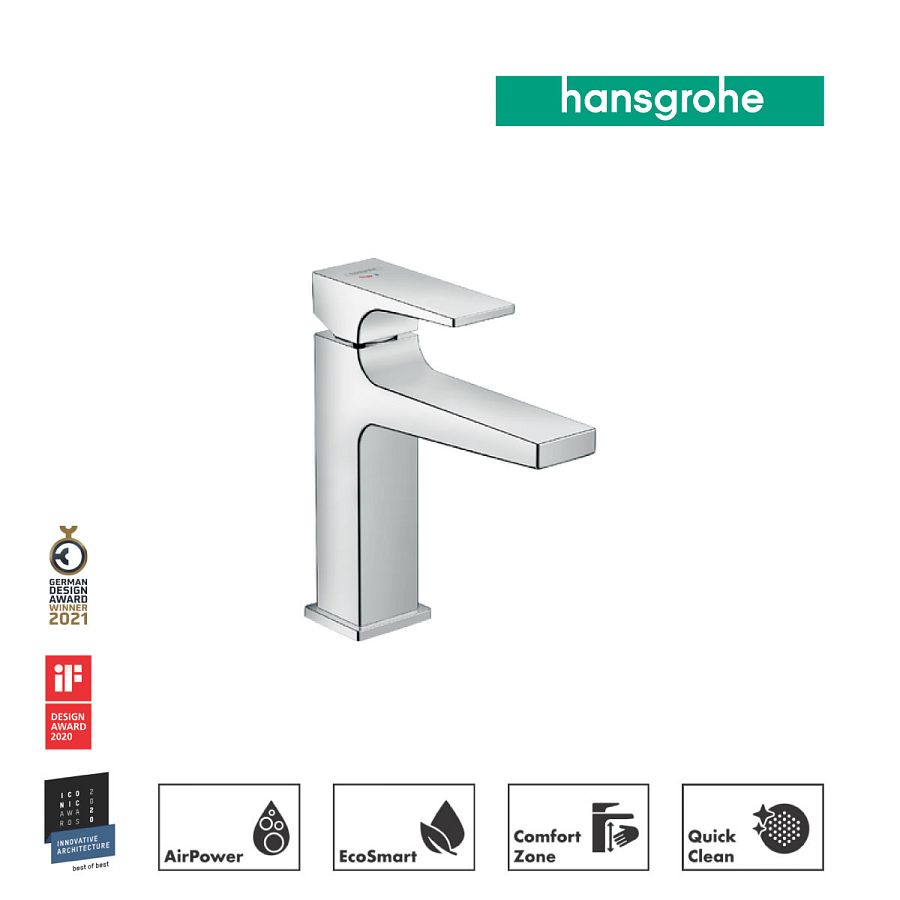 Hansgrohe Metropol 單槍面盆龍頭 184mm 鉻色
