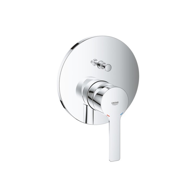 GROHE Lineare 雙段埋壁切換外蓋 24064001 (鉻色)