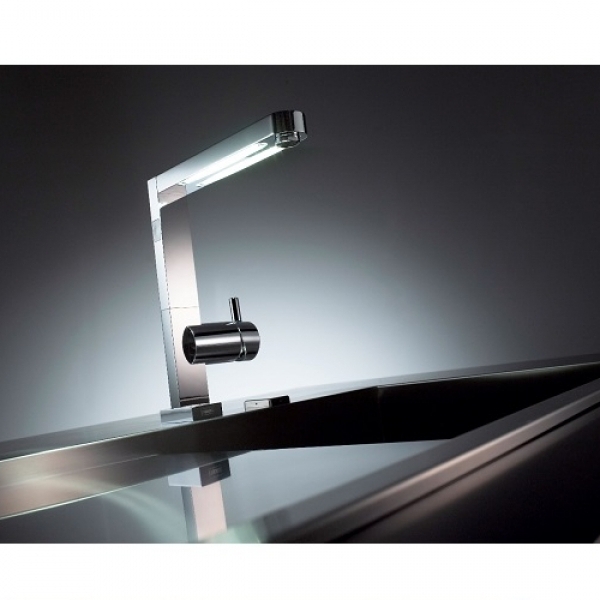 Franke PT-101C 廚房水龍頭 LED 鉻色 7字型設計