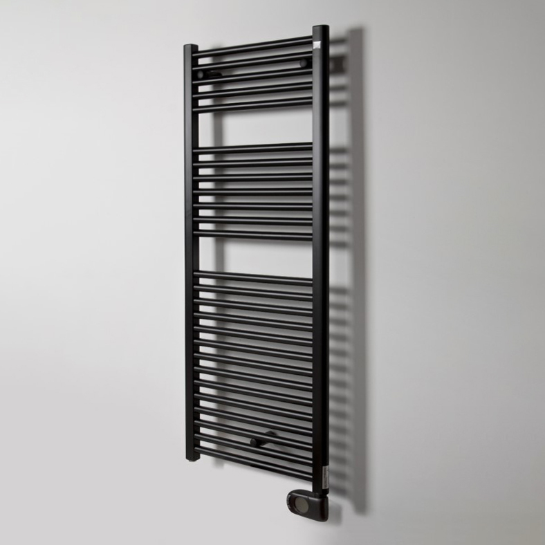 Zehnder Aura 電熱毛巾桿 霧黑色 1226x500mm