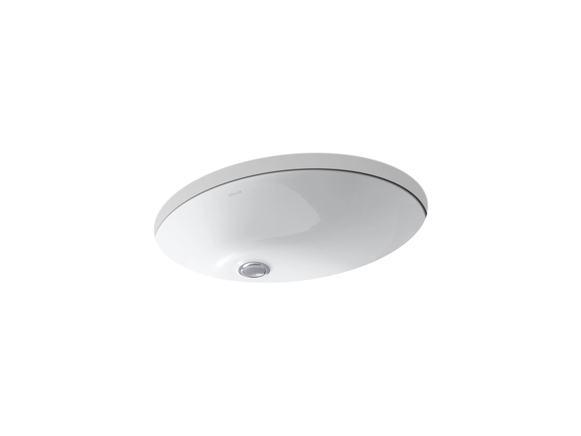 KOHLER Caxton 台下盆 19英寸 釉面陶瓷 白色