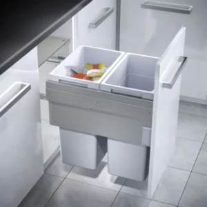 【格蘭登】德國 Hailo AS Euro Cargo 廚房隱藏式連動垃圾桶 45/60cm