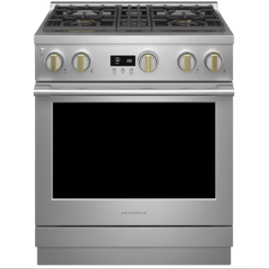 【格蘭登】美國 GE Monogram 30吋瓦斯型四口單層爐連烤 ZGP304NTSS